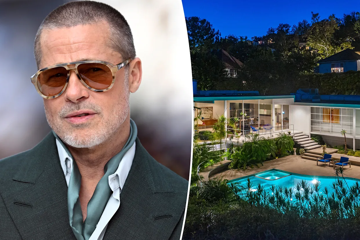 Image of Brad Pitt related to home burglary report